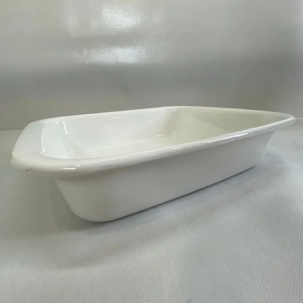 Vintage Corning Ware Just White A-18 Rectangular Casserole Dish